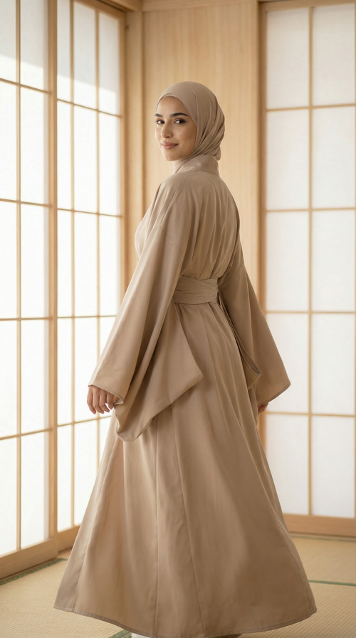 Abaya Kimono Sable